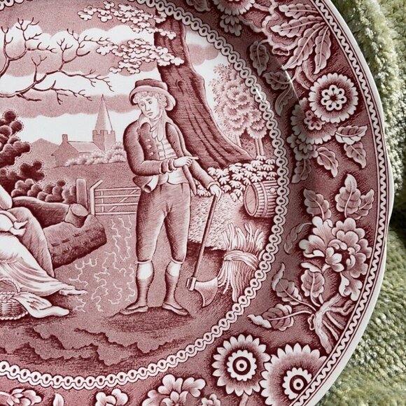 Spode Georgian Series Collection ‘WOODMAN’ Plate - Picture 4 of 9